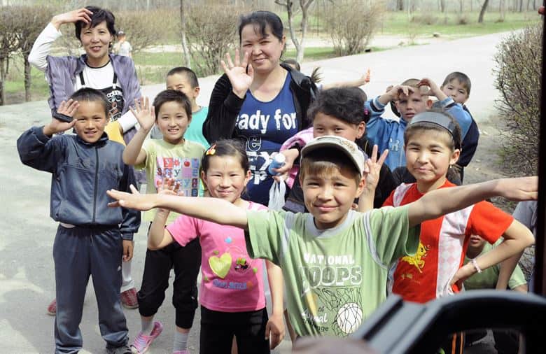 kazakh kids